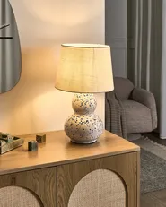 Table Lamp MACAL Ceramic White/ Blue_1033026