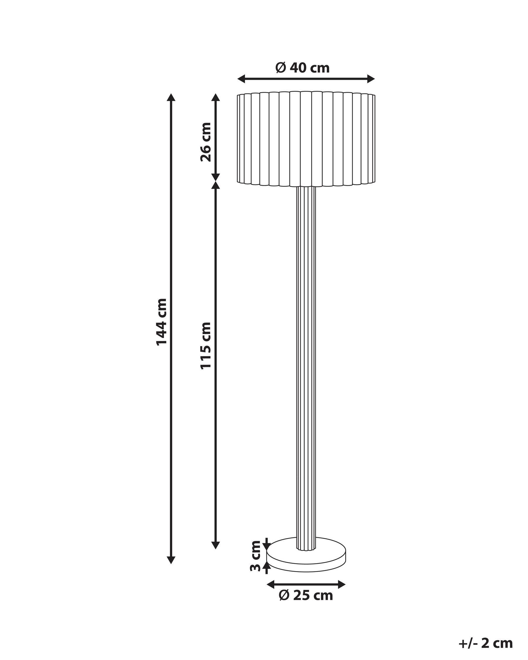 Stehlampe BELESSA Leinen Hellbeige_1016994