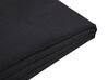 Bettrahmenbezug FITOU 160 x 200 cm Schwarz