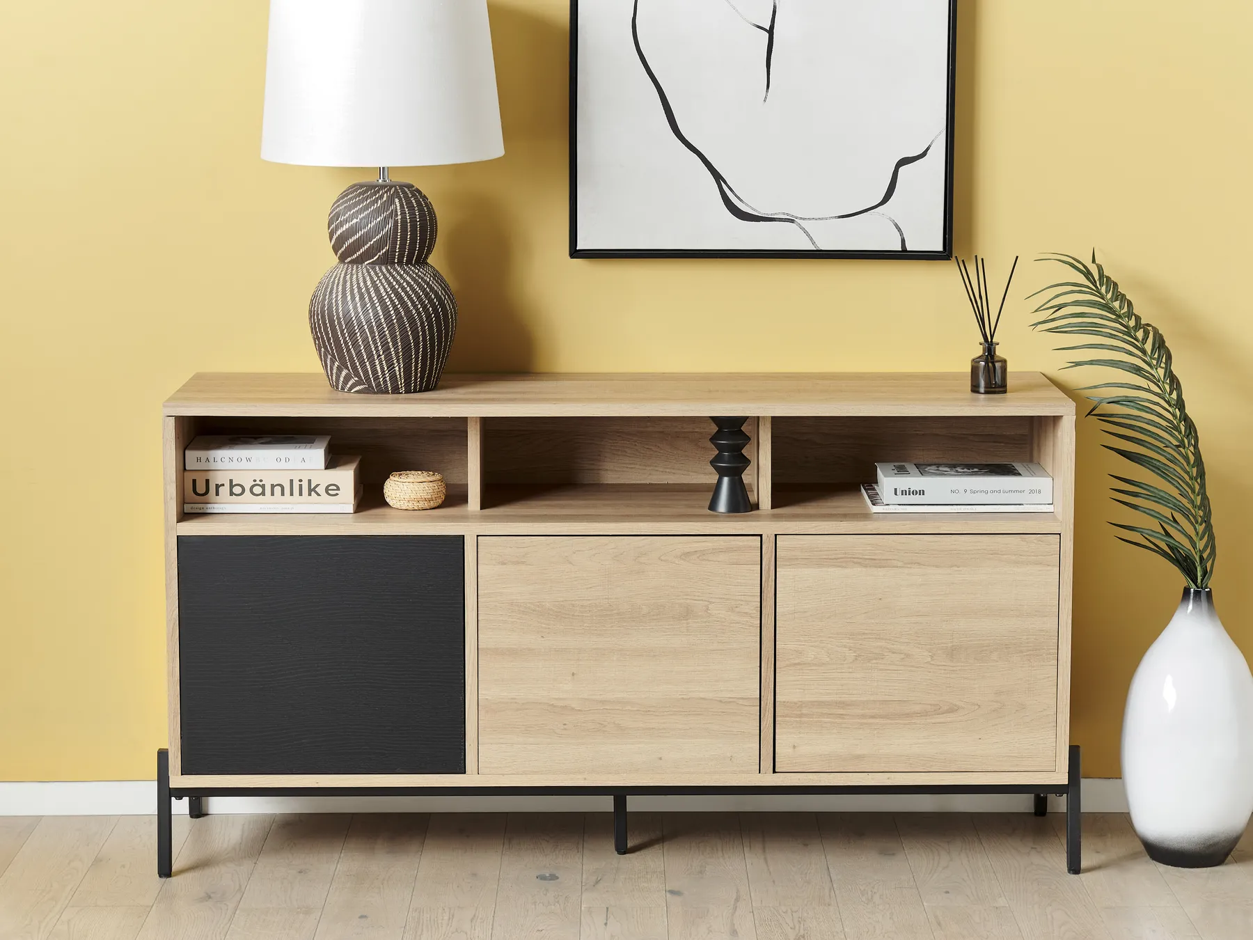Cabinet MOINES Brown/ Black_860553