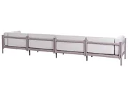 Gartensofa 4-Sitzer FERRETTI Taupe_1058023