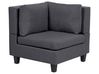 Corner Seat UNSTAD Fabric Dark Grey