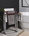 Handtuchständer CHARRAS Metall Silber