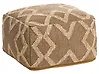 Pouf GOPI Jute Hellbraun