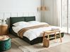 Wasserbett Stoff VINAY 160 x 200 cm Dunkelgrün