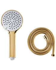 Duschkopf mit Schlauch TARMA 4-Funktionen Gold_988533