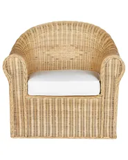 Gartensessel LIVADEIA Rattan Naturfarben_920139