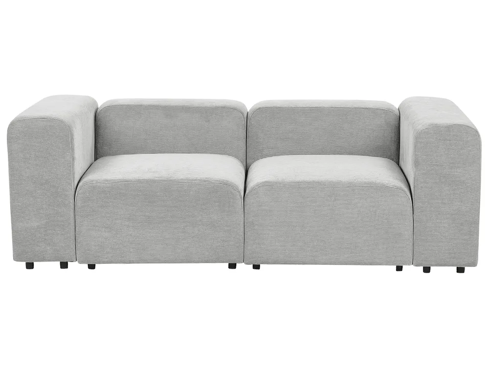 Modulsofa 2-Sitzer FALSTERBO Cord Grau_916182