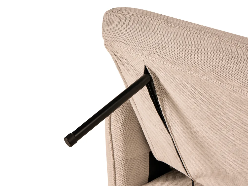 Schlafsofa HORMA Stoff Hellbraun_1030106