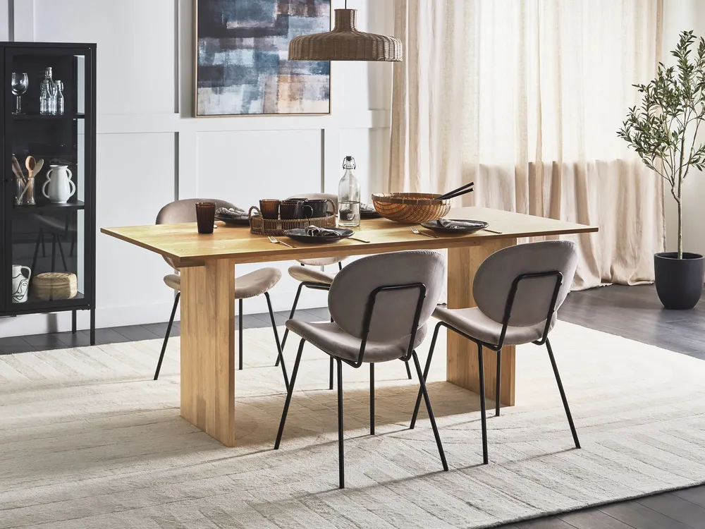 Esstisch MOORA Naturfarbene Esche 180 cm 90 cm