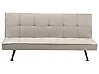 Schlafsofa 2-Sitzer HASLE Stoff Taupe