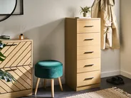 5 Drawer Chest KITIMAT Light Brown_1030771