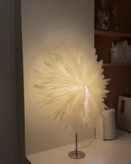 Weihnachtsdekoration Tischlampe SATOPANTH 70 cm Stern Weiß_989746