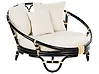 Sonneninsel ROSSANO Rattan Schwarz