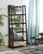 Regal mit 5 Ebenen CROYDON 163 cm Schwarz_1187276