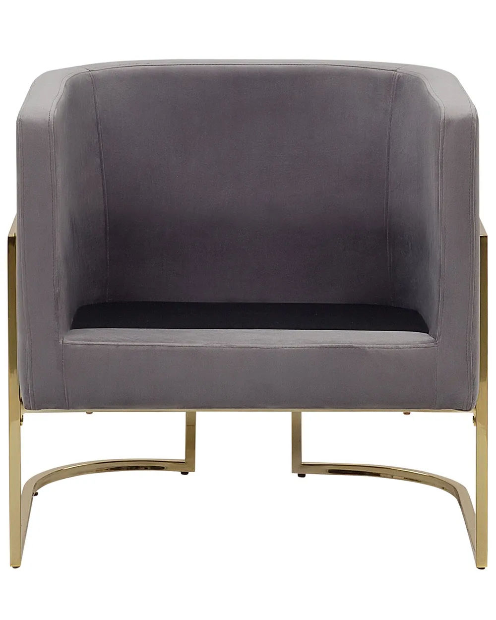 Sessel SIRKKA Samtstoff Grau_761654
