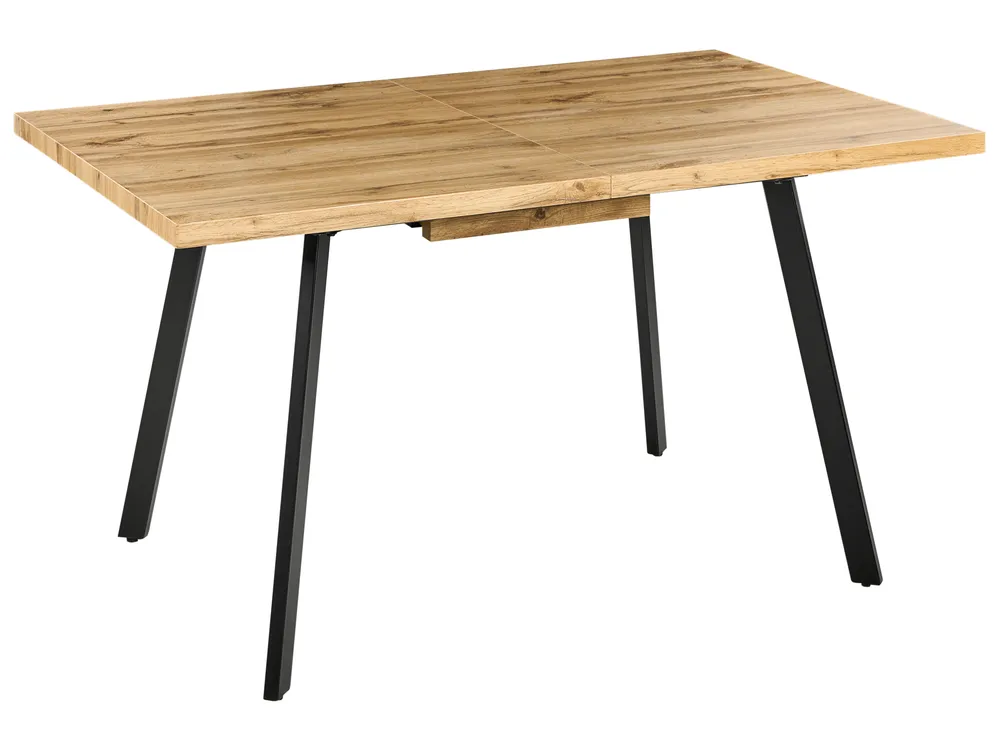 Extending Dining Table HARLOW Brown 140/180 cm 90 cm_1005839