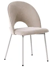 Esszimmerstuhl 2er Set COVELO Samtstoff Beige_1168824
