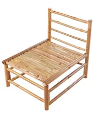 1-Sitzer Garten-Eckmodul CERRETO Bambus Taupe_908783