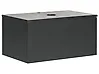 Wall Mounted Vanity Unit ALZIRA 80 cm Black