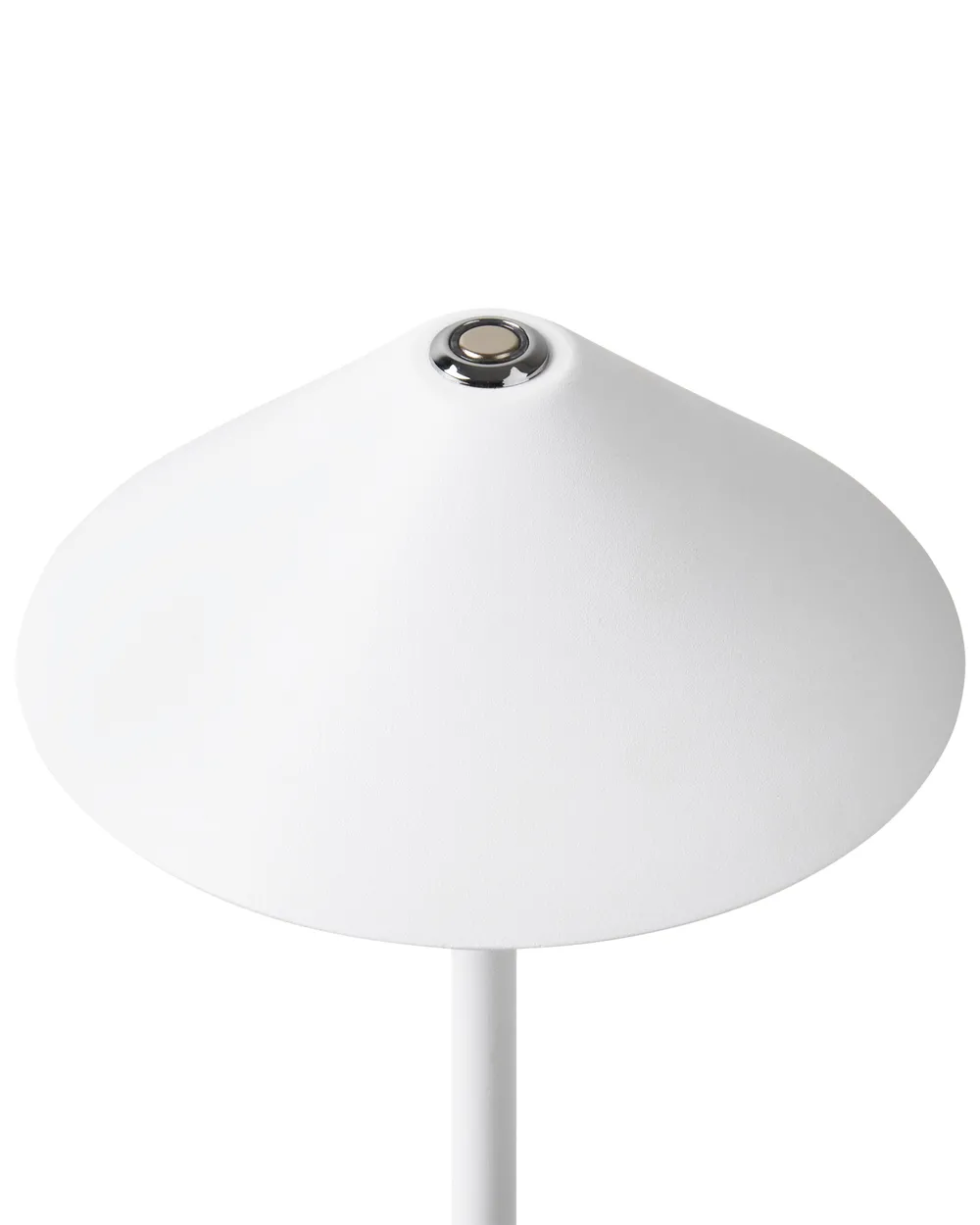 Kabellose LED Tischlampe FRANCOLI mit Dimmer Metall Weiß_940305