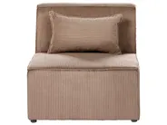 1-Seat Section LEMVIG Corduroy Dark Beige_1053154