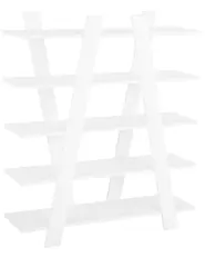 5 Tier Shelving Unit ESCALANTE 116 cm White_732878