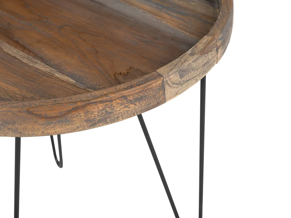 Side Table BONDISS Wood Dark Brown_737429