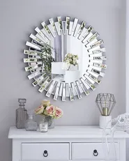 Wandspiegel CHOLET 70 cm 70 cm Silber_707021