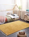 Rug ASTAF Mustard 140 x 200 cm Cotton