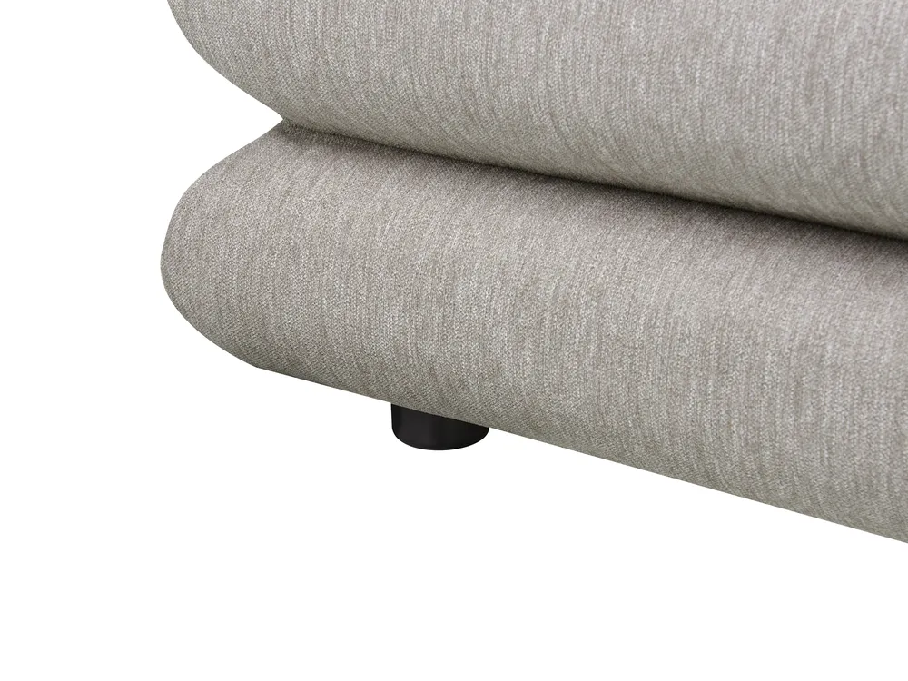Bed Faux Linen LAVARDENS 180 x 200 cm (EU Super King) Taupe_970979