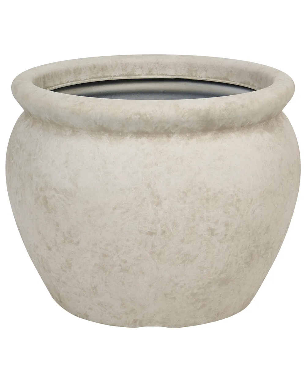 Blumenkübel MACEDON 45 cm Cremeweiß
