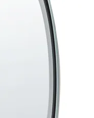 Miroir de salle de bain LED BROGNON 60 cm 60 cm Avec haut-parleur Bluetooth intégré Argenté_932371