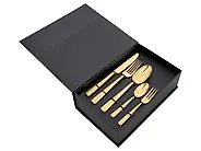 Besteckset 30-teilig QUADRUCCI Gold_1183337