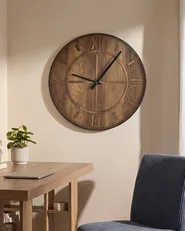 Wandklok SAULGES 60 cm Bruin_1146648