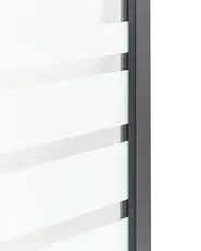 Badewannenaufsatz TUAPI 140 x 100 cm Schwarz_944456