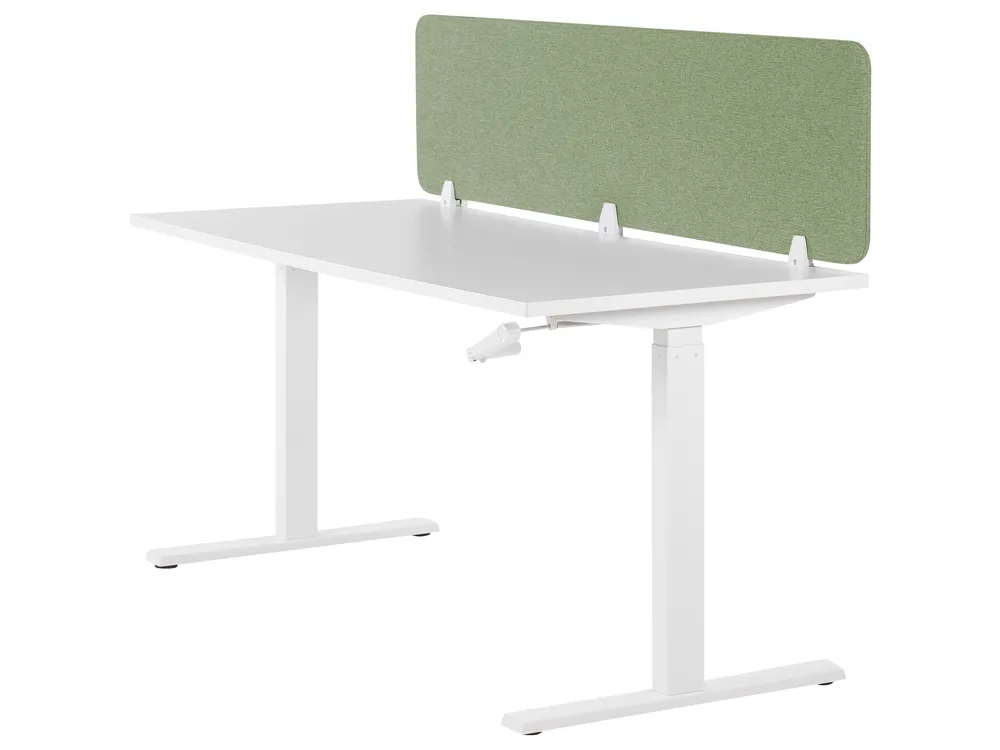 Desk Screen WALLY 180 x 40 cm Green_853235