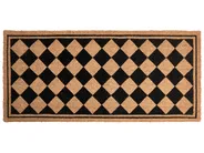 Fußmatte CARDONA Beige / Schwarz 55 x 120 cm Kokosfasern_1079031