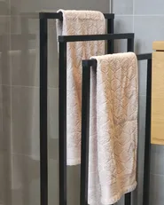 Towel Stand CHARRAS Metal Black_980173