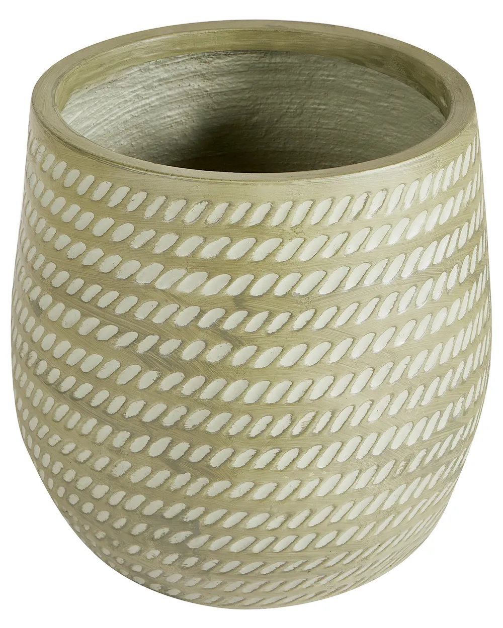 Blumenkübel LIVADIA 27 cm Olivgrün