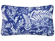Gartenkissen 2er Set GLIMMER Pflanzenmuster 30 x 50 cm Blau_979571