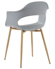 Set of 2 Dining Chairs UTICA Light Grey_775244