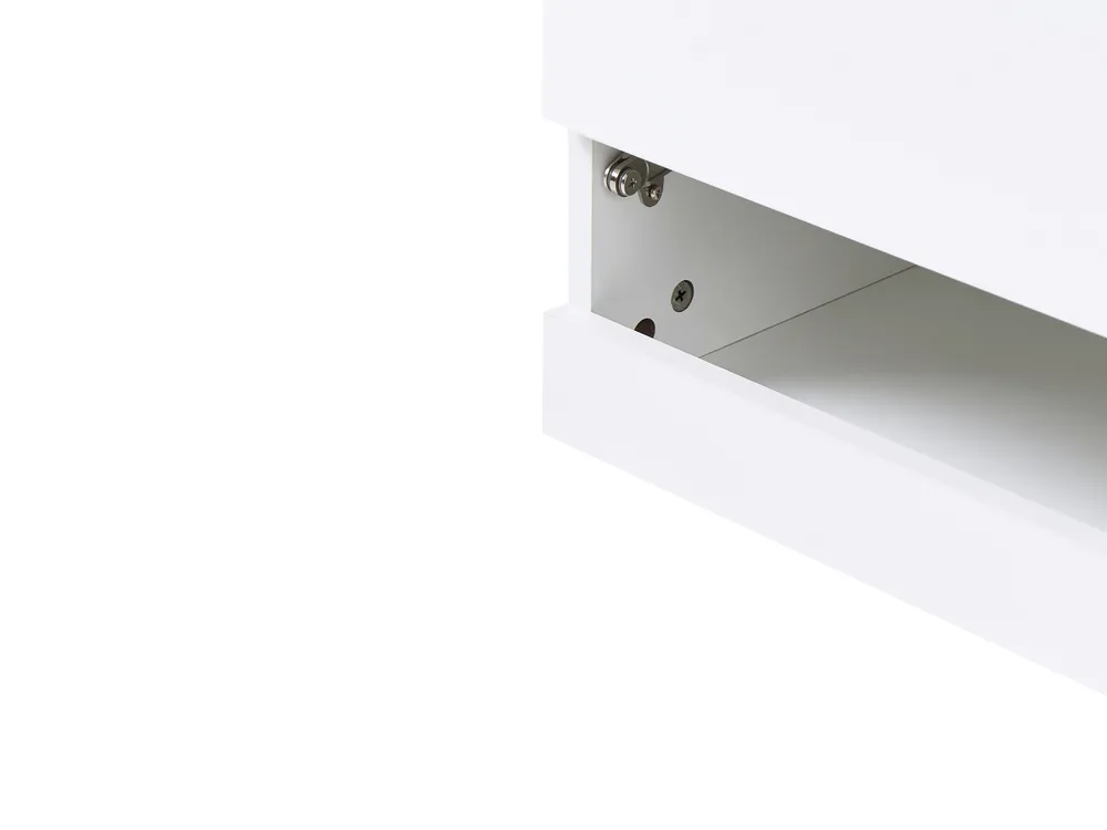 TV-Möbel mit LED-Beleuchtung EDMONTON Weiß_1030561