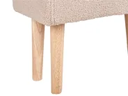 Footstool TAKOMA Boucle Light Beige_850210