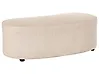 Ottomane AMAL Stoff Beige