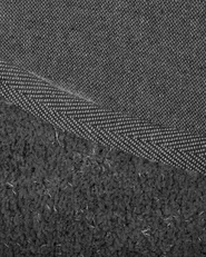 Shaggy Rug DEMRE Dark Grey ø 140 cm_714800
