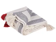 Kuscheldecke NAMTAR Baumwolle 125 x 150 cm Weiß_860774