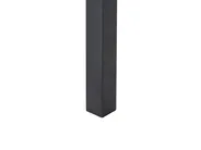 Ausziehbarer Esstisch HOUSTON Hellbraun / Schwarz 120/150 cm 90 cm Kiefernholz_1070972