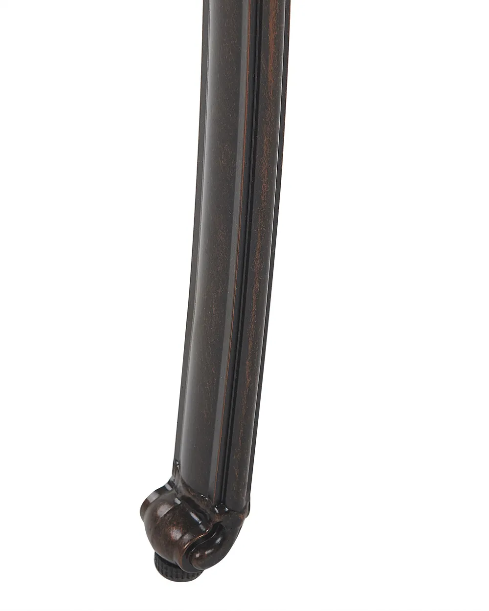 Set mit 4 Stühlen und Sitzkissen MANFRIA Metall Dunkelbraun_765576