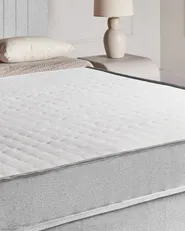 Boxspringbett Stoff COUNTESS 180 x 200 cm Hellgrau_1054569